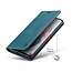 AutSpace - Samsung Galaxy S21 hoesje - Wallet Book Case - Magneetsluiting - met RFID bescherming - Blauw