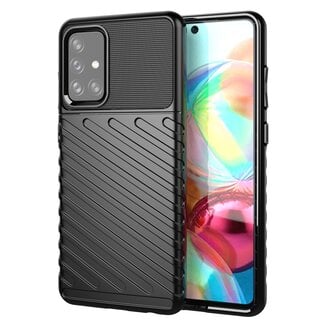 Case2go Case2go - Hoesje geschikt voor Samsung Galaxy A72 5G - Schokbestendige TPU Back Cover - Zwart