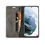 AutSpace - Samsung Galaxy S21 hoesje - Wallet Book Case - Magneetsluiting - met RFID bescherming - Bruin