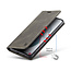 AutSpace - Samsung Galaxy S21 hoesje - Wallet Book Case - Magneetsluiting - met RFID bescherming - Bruin