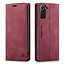 AutSpace - Samsung Galaxy S21 hoesje - Wallet Book Case - Magneetsluiting - met RFID bescherming - Rood