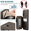 CaseMe - Samsung Galaxy S21 Plus Hoesje - Back Cover - met RFID Pasjeshouder - Donker Bruin