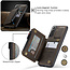 CaseMe - Samsung Galaxy S21 Plus Hoesje - Back Cover - met RFID Pasjeshouder - Donker Bruin