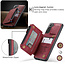 CaseMe - Samsung Galaxy S21 Plus Hoesje - Back Cover - met RFID Pasjeshouder - Rood