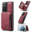 CaseMe CaseMe - Samsung Galaxy S21 Ultra Hoesje - Back Cover - met RFID Pasjeshouder - Rood