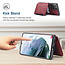 CaseMe - Samsung Galaxy S21 Ultra Hoesje - Back Cover - met RFID Pasjeshouder - Rood