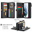 CaseMe - Samsung Galaxy S21 Ultra Hoesje - Back Cover en Wallet Book Case - Multifunctioneel - Zwart