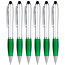 Case2go 6 Stuks - Touch Pen - 2 in 1 Stylus Pen voor smartphone en tablet - Groen