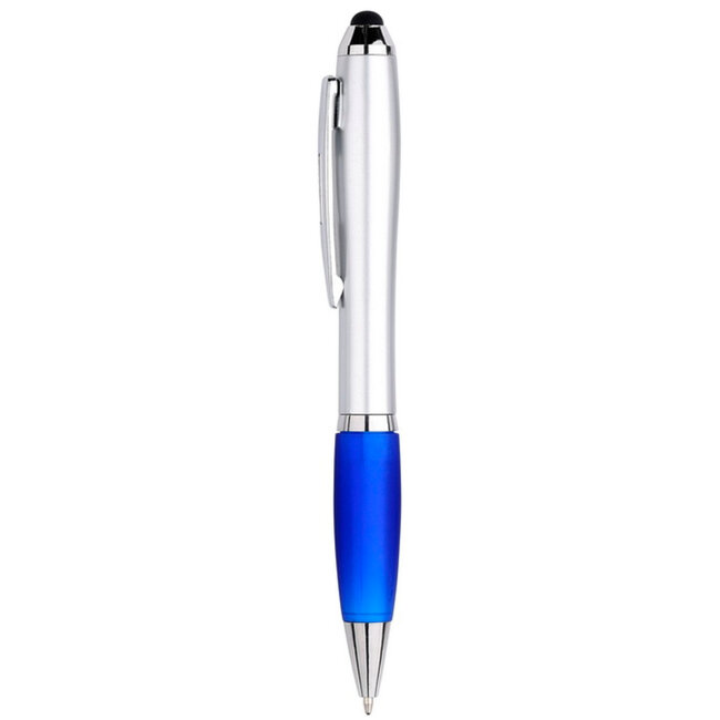 1 Stuks - Touch Pen - 2 in 1 Stylus Pen voor smartphone en tablet - Blauw