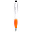 1 Stuks - Touch Pen - 2 in 1 Stylus Pen voor smartphone en tablet - Oranje