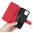 CaseMe - iPhone 11 Pro Hoesje - Met Magnetische Sluiting - Ming Serie - Leren Book Case - Rood