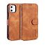 CaseMe CaseMe - iPhone 11 Hoesje - Met Magnetische Sluiting - Ming Serie - Leren Book Case - Licht Bruin