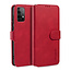 CaseMe CaseMe - Samsung Galaxy A42 Hoesje - Met Magnetische Sluiting - Ming Serie - Leren Book Case - Rood
