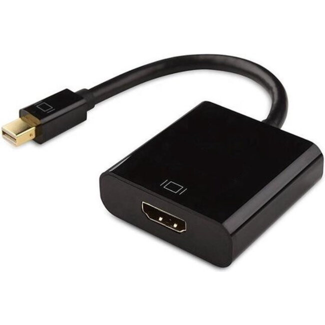 Mini displayport naar HDMI adapter - 25 cm - 1080p - Zwart