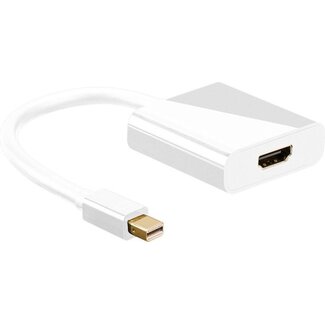 Case2go Mini displayport naar HDMI adapter - 25 cm - 1080p - Wit
