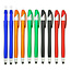 10 Stuks - Stylus Pen voor tablet en smartphone - Stylus en Balpen in één - Mix van kleuren