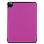 Case2go - Hoes voor de iPad Pro 11 inch (2021) - Tri-Fold Book Case - Paars