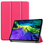 Case2go - Hoes voor de iPad Pro 11 inch (2021) - Tri-Fold Book Case - Magenta