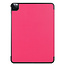 Case2go - Hoes voor de iPad Pro 11 inch (2021) - Tri-Fold Book Case - Magenta