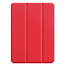 Case2go - Hoes voor de iPad Pro 11 inch (2021) - Tri-Fold Book Case - Rood