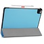 Case2go - Hoes voor de iPad Pro 11 inch (2021) - Tri-Fold Book Case - Licht Blauw