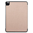 Case2go - Hoes voor de iPad Pro 11 inch (2021) - Tri-Fold Book Case - Goud