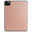 Case2go - Hoes voor de Apple iPad Pro 11 inch (2021) - Tri-Fold Book Case - met Apple Pencil Houder - Rosé Goud