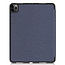 Case2go - Hoes voor Apple iPad Pro 2021 (11 Inch) - Cowboy Book Case - Donker Blauw