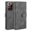 CaseMe - Samsung Galaxy Note 20 Ultra Hoesje - Met Magnetische Sluiting - Ming Serie - Leren Book Case - Grijs