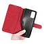 CaseMe - Samsung Galaxy S20 FE Hoesje - Met Magnetische Sluiting - Ming Serie - Leren Book Case - Rood