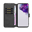 CaseMe - Samsung Galaxy S20 Hoesje - Met Magnetische Sluiting - Ming Serie - Leren Book Case - Zwart