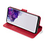 CaseMe - Samsung Galaxy S20 Hoesje - Met Magnetische Sluiting - Ming Serie - Leren Book Case - Rood