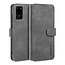 CaseMe - Samsung Galaxy S20 Plus Hoesje - Met Magnetische Sluiting - Ming Serie - Leren Book Case - Grijs