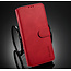 CaseMe - Samsung Galaxy S20 Ultra Hoesje - Met Magnetische Sluiting - Ming Serie - Leren Book Case - Rood