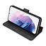 CaseMe - Samsung Galaxy S21 Hoesje - Met Magnetische Sluiting - Leren Book Case - Zwart