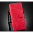 CaseMe - Samsung Galaxy S21 Ultra Hoesje - Met Magnetische Sluiting - Ming Serie - Leren Book Case - Rood