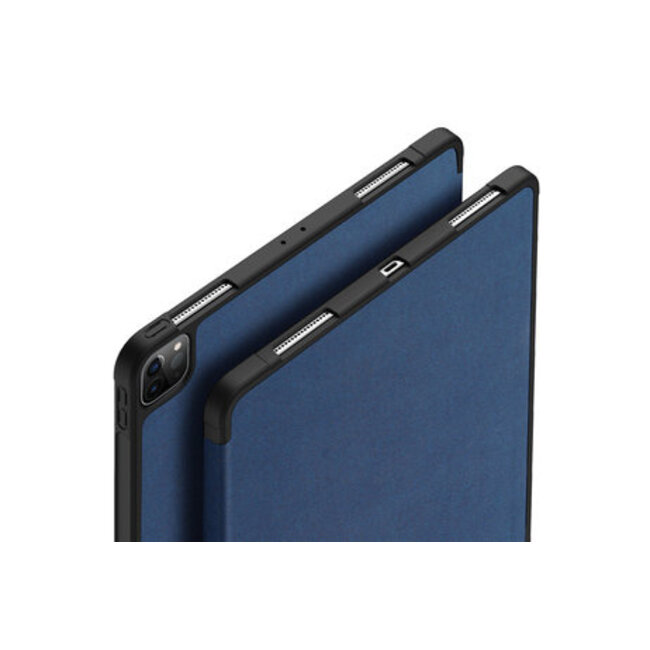 iPad Pro 2021 (12.9 Inch) Hoes - Dux Ducis Domo Book Case - Donker Blauw