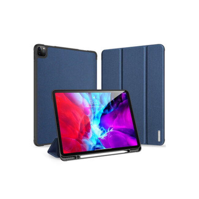 iPad Pro 2021 (12.9 Inch) Hoes - Dux Ducis Domo Book Case - Donker Blauw