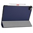 Case2go - Hoes voor de iPad Pro 12.9 (2021) - Tri-Fold Book Case - Donker Blauw