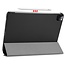 Case2go - Hoes voor de iPad Pro 12.9 (2021) - Tri-Fold Book Case - Zwart