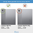 Case2go - Hoes voor de Lenovo Tab P11 - 11 Inch - Tri-Fold Book Case - Auto Sleep/Wake Functie - Grijs