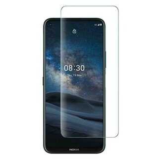 Case2go Nokia 8.3 5g (2020) Screenprotector - Tempered Glass - Transparant