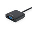 DVI naar VGA kabel - 25 cm - HD kwaliteit - Zwart