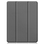 Case2go - Hoes voor de Apple iPad Pro 12.9 inch (2021) - Tri-Fold Book Case - met Apple Pencil Houder - Grijs