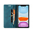 AutSpace - iPhone 11 hoesje - Wallet Book Case - Magneetsluiting - met RFID bescherming - Blauw