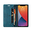 AutSpace - iPhone 12 Mini hoesje - Wallet Book Case - Magneetsluiting - met RFID bescherming - Blauw