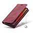 AutSpace - iPhone 12 Mini hoesje - Wallet Book Case - Magneetsluiting - met RFID bescherming - Rood