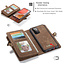 CaseMe - Samsung Galaxy A72 5G Hoesje - 2 in 1 Back Cover - Bruin