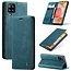 CaseMe - Samsung Galaxy A42 5G hoesje - Wallet Book Case - Magneetsluiting - Blauw