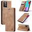 CaseMe CaseMe - Samsung Galaxy A52 5G hoesje - Wallet Book Case - Magneetsluiting - Licht Bruin